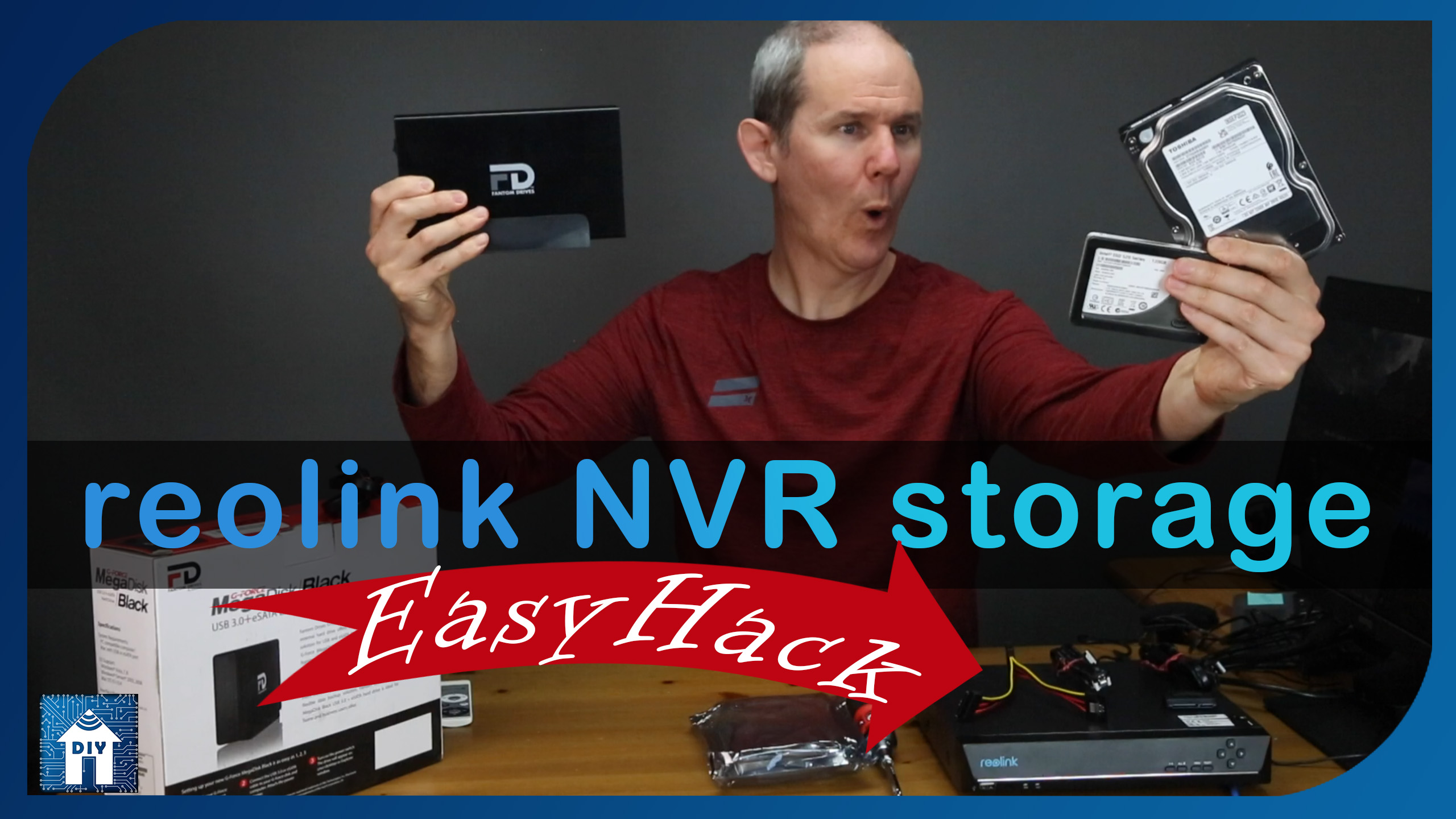 reolink nvr increase storage