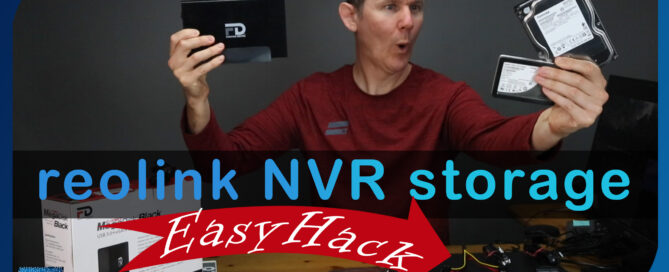 reolink nvr increase storage