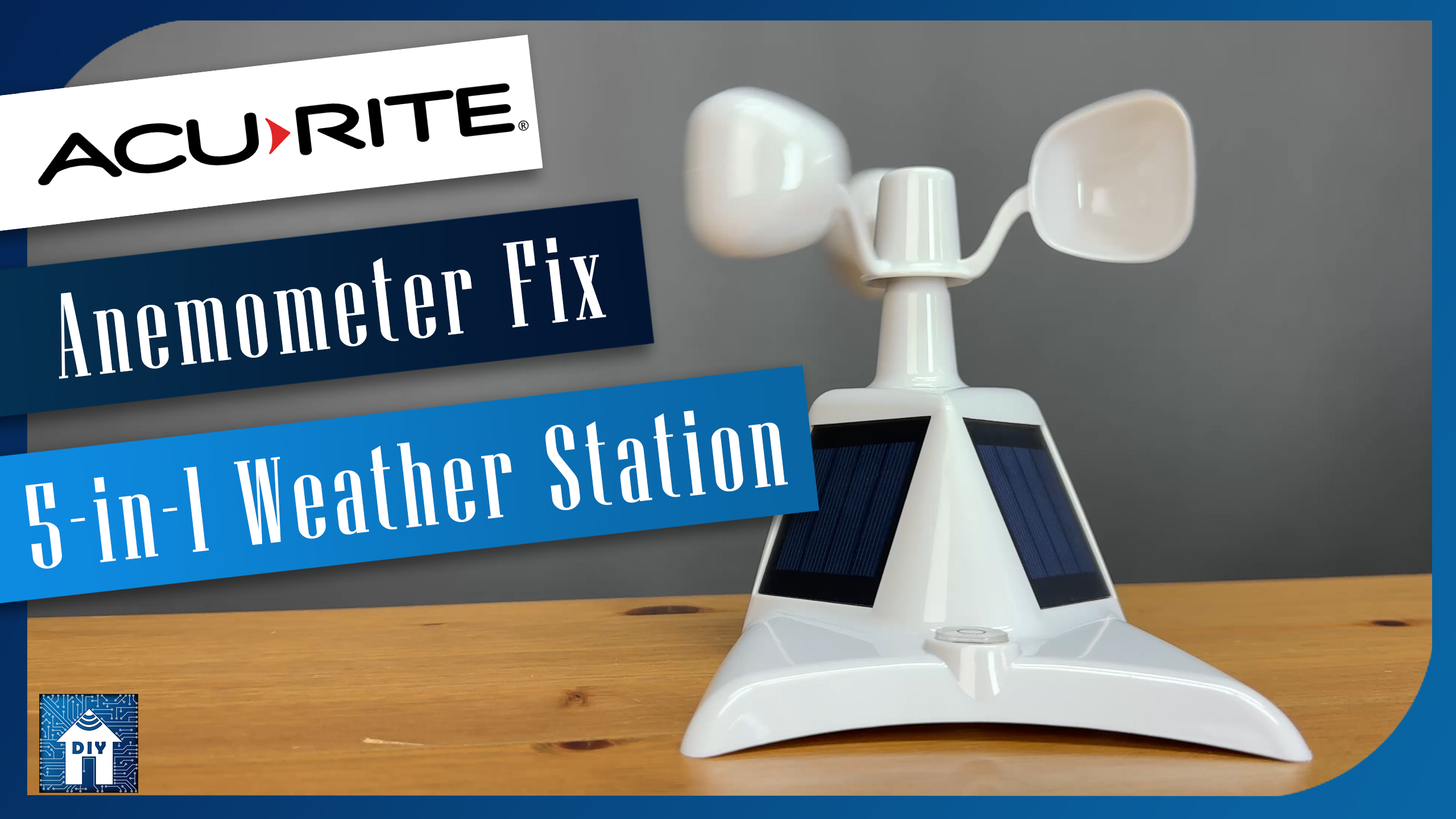 HTDIY AcuRite Anemometer Upgrade Fix