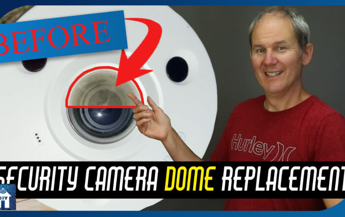 How to Replace Security Camera Acrylic Dome Thumb