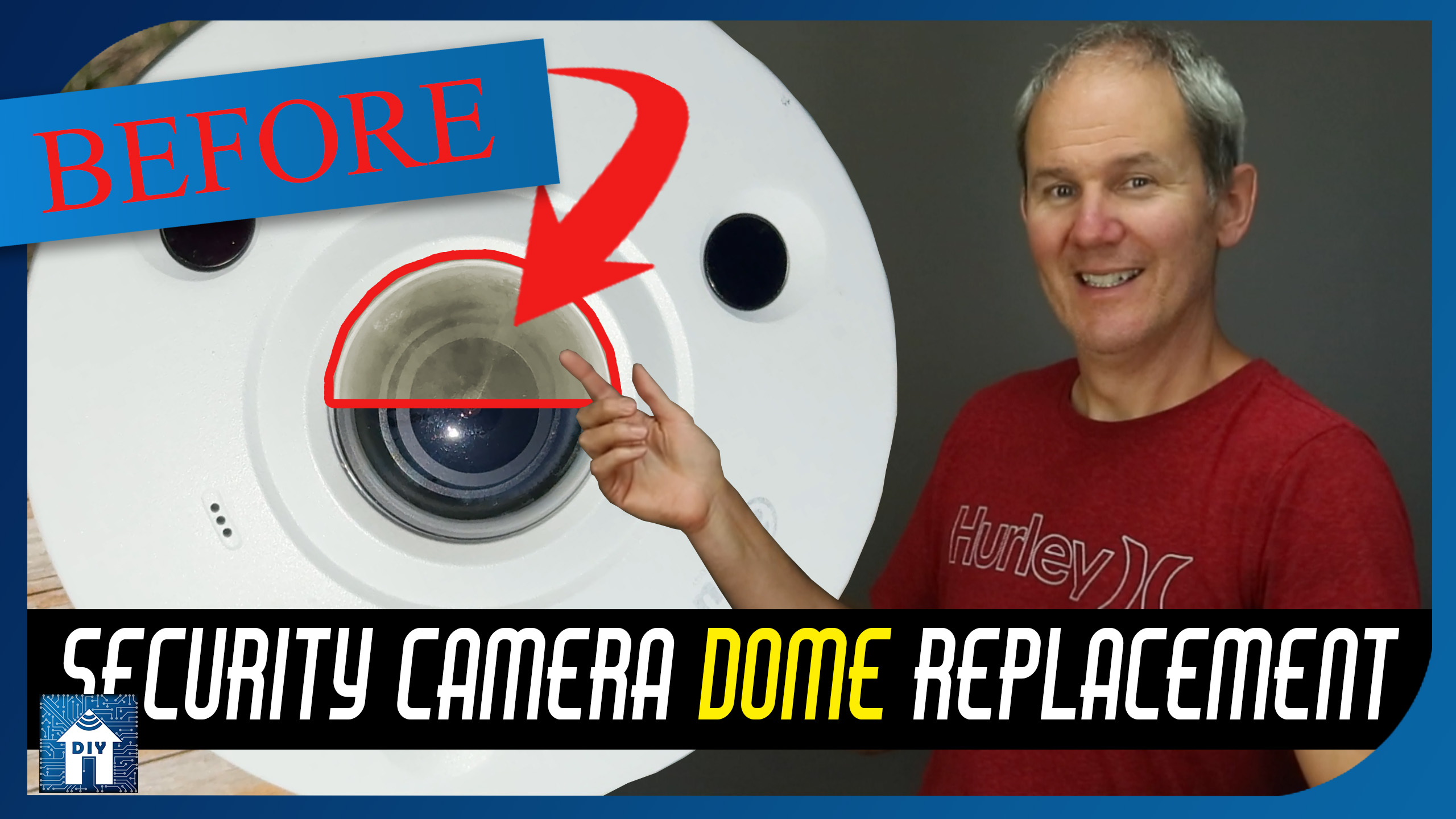 How to Replace Security Camera Acrylic Dome Thumb