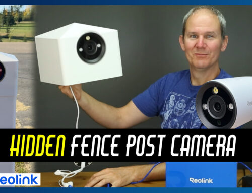 Hidden Camera in Fence Post Project – Reolink RLC-1212a